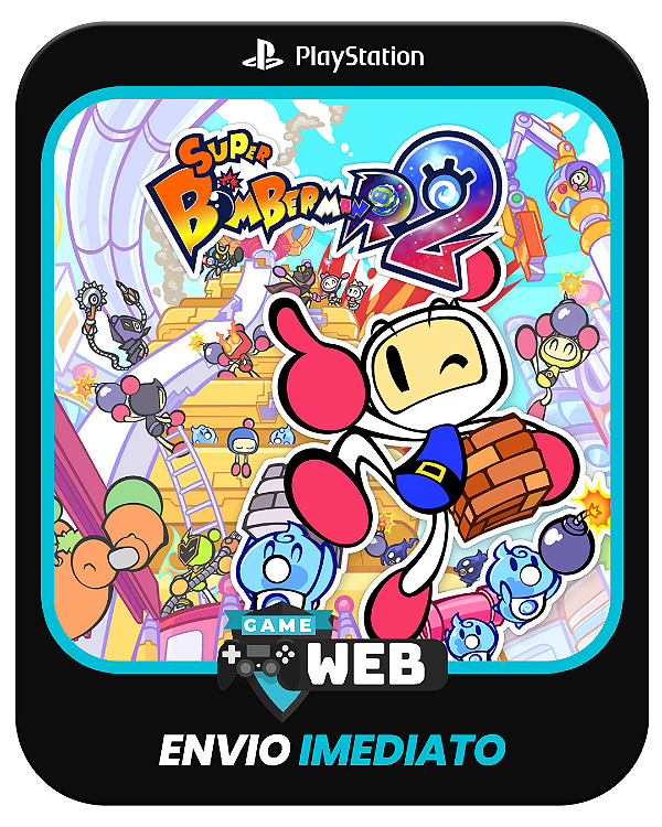 Super Bomberman R 2 - PS5 - Edição Padrão - Mídia Digital