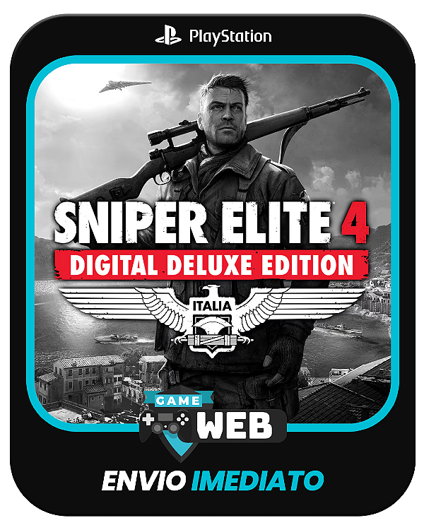 Sniper Elite 4 - PS5 - Edição Padrão - Mídia Digital