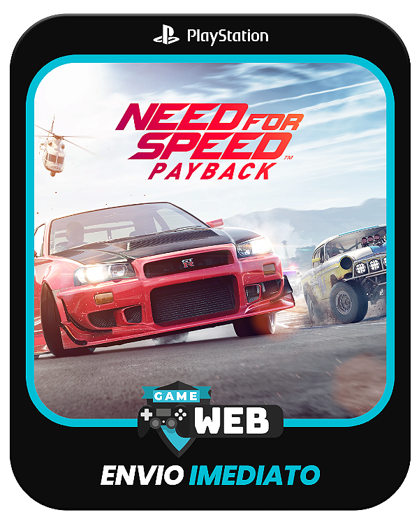 Need for Speed Payback - PS5 - Edição Padrão - Mídia Digital