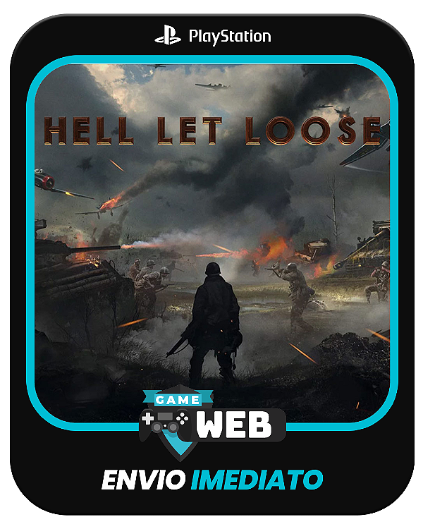 Hell Let Loose - PS5 - HLL - Edição Padrão - Mídia Digital