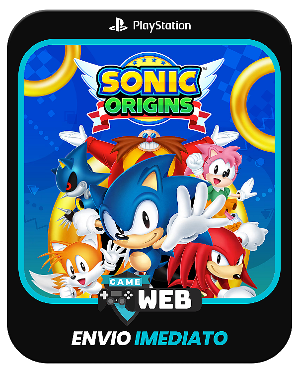 Sonic Origins - PS5 - Edição Padrão - Mídia Digital