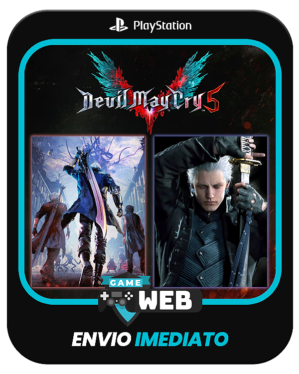 Devil May Cry 5 + Vergil - PS5 - Edição Padrão - Mídia Digital