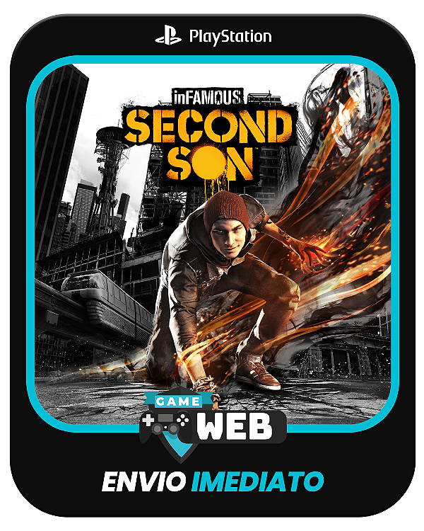 inFAMOUS Second Son - PS5 - Edição Padrão - Mídia Digital