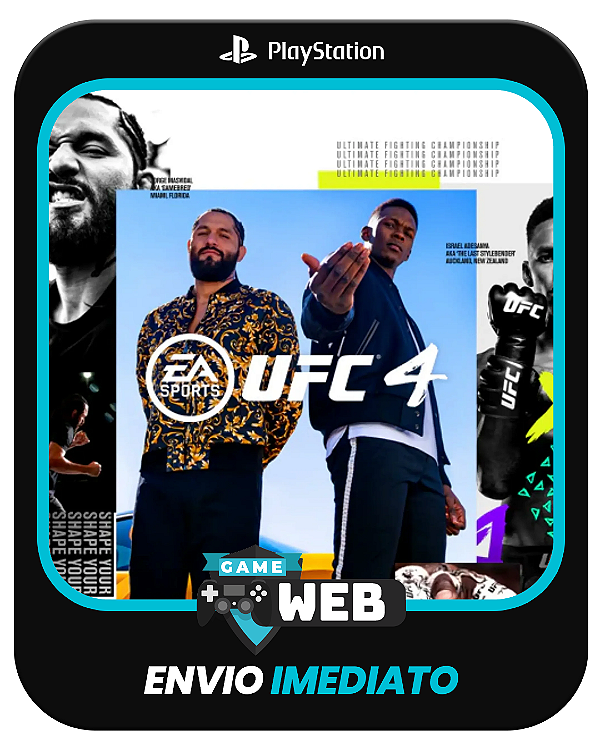 UFC 4 - Edição Padrão - PS5 - Mídia Digital