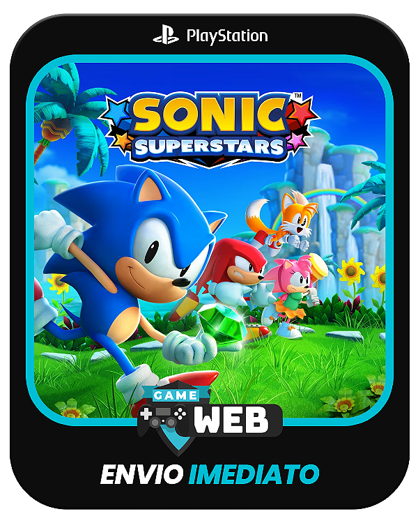 Sonic Superstars - Edição Padrão - PS5 - Mídia Digital