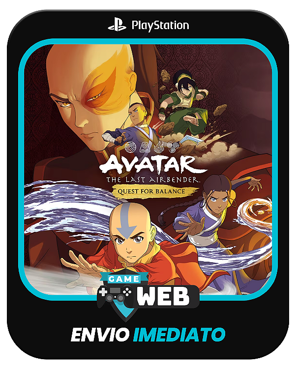 Avatar The Last Airbender: Quest for Balance - PS5 - Edição Padrão - Mídia Digital