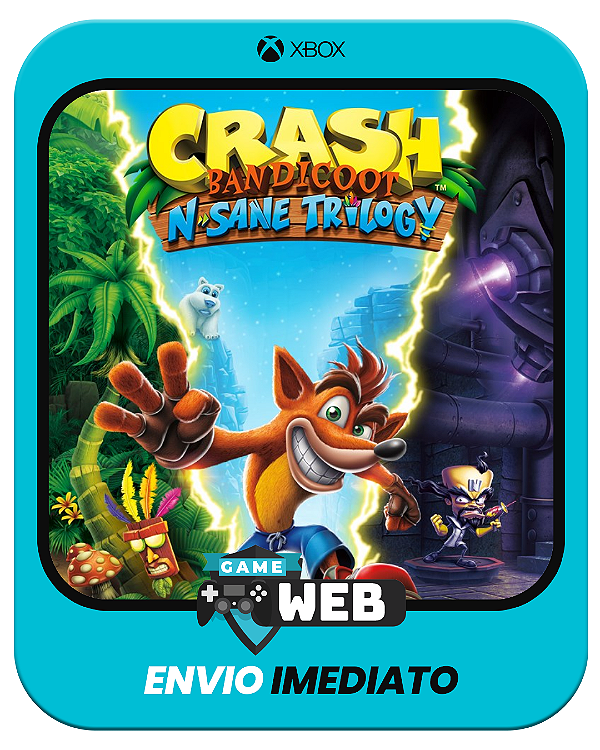 Crash Bandicoot™ N. Sane Trilogy - Xbox One / X|S - Mídia Digital