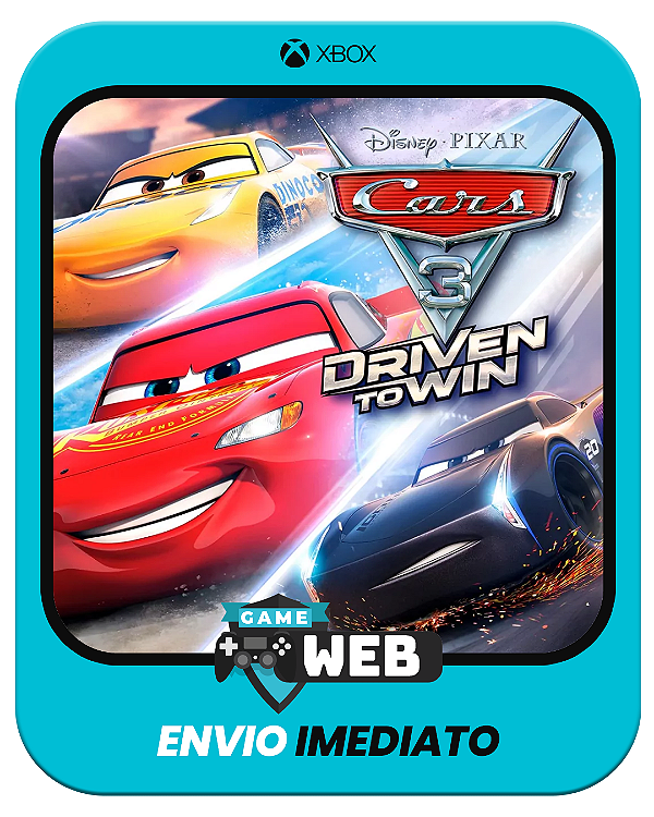 Carros 3: Correndo Para Vencer - Xbox One / X|S - Mídia Digital