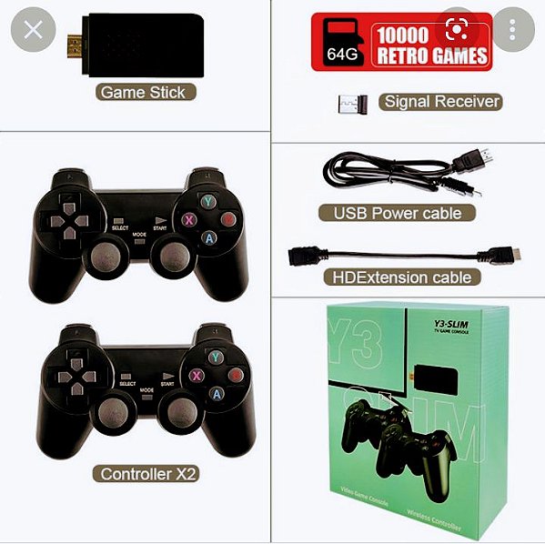 Vídeo Game Stick Retrô Original 4k HD 10000 jogos