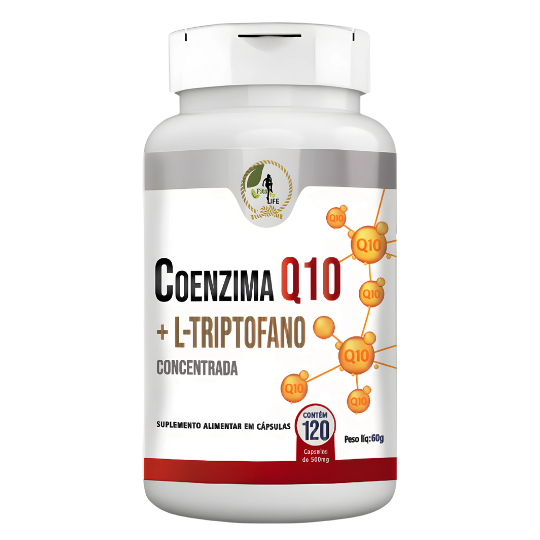 Coenzima Q10 + L- Triptofano Concentrada 120 Caps- Fits Life