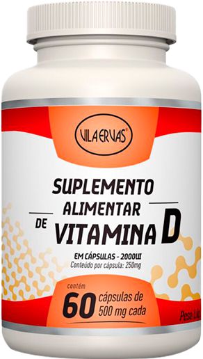 Vitamina D  Vila Ervas - 60caps