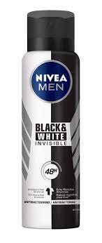 Desodorante Nivea Men Black&White Invisible Masculino Antitranspirante Aerosol com 150ML