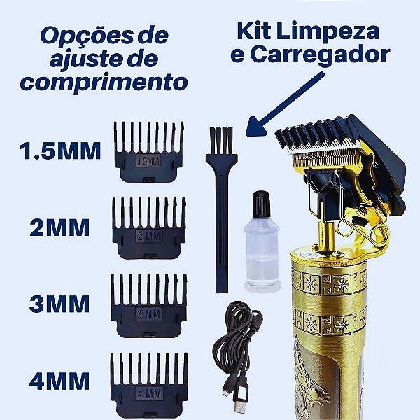 Máquina De Acabamento aparador de cabelo e barba - HAI Trimmer