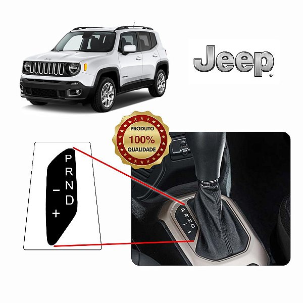 Adesivo Restauração do seletor do câmbio - Jeep Renegade