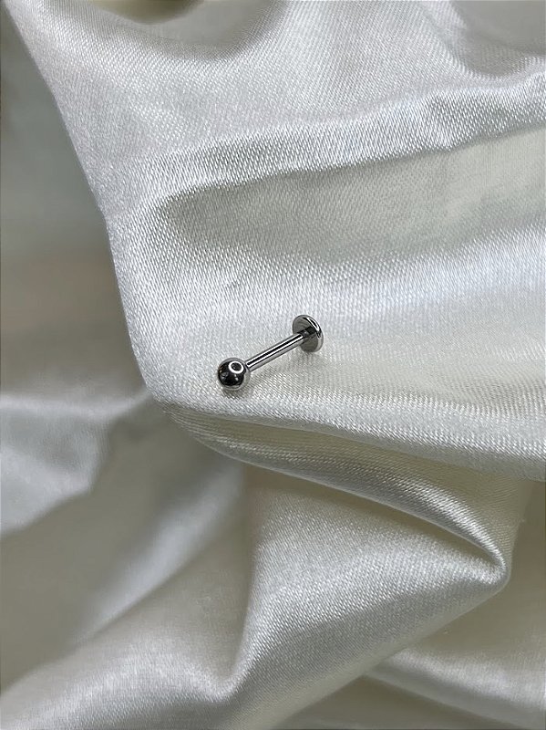 Labret básico em Titânio - 3mm