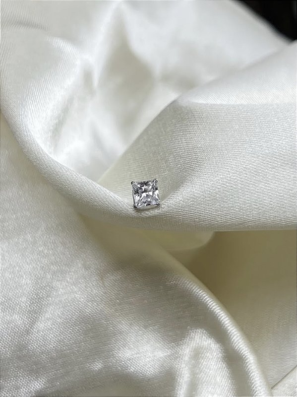 Labret Zircônia quadrado