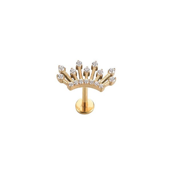 Cluster zircônia-PVD Gold -Titânio