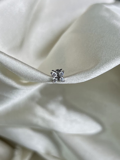 Piercing Mini Borboleta -Titânio