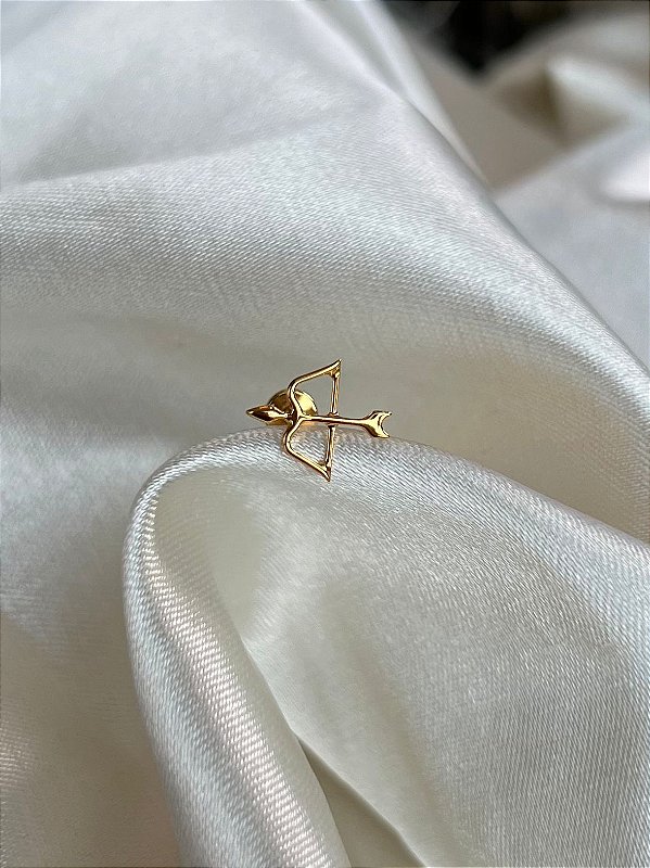 Labret Arco e Flecha PVD Gold - Titânio