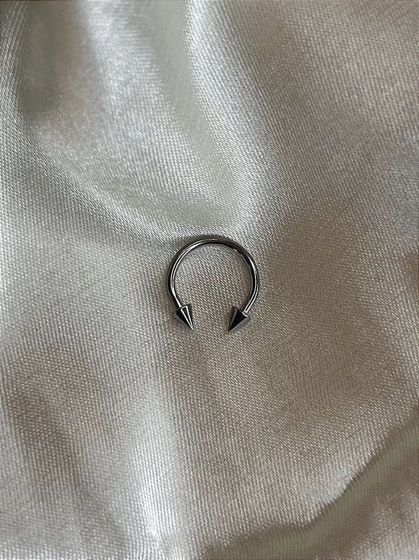Piercing Ferradura spike-Titânio