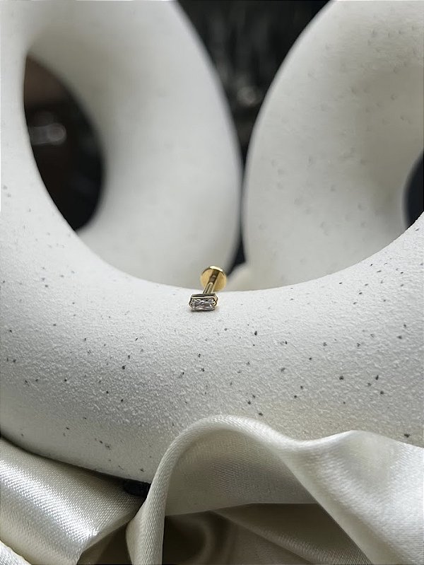 Labret marquise PVD Gold - Titânio