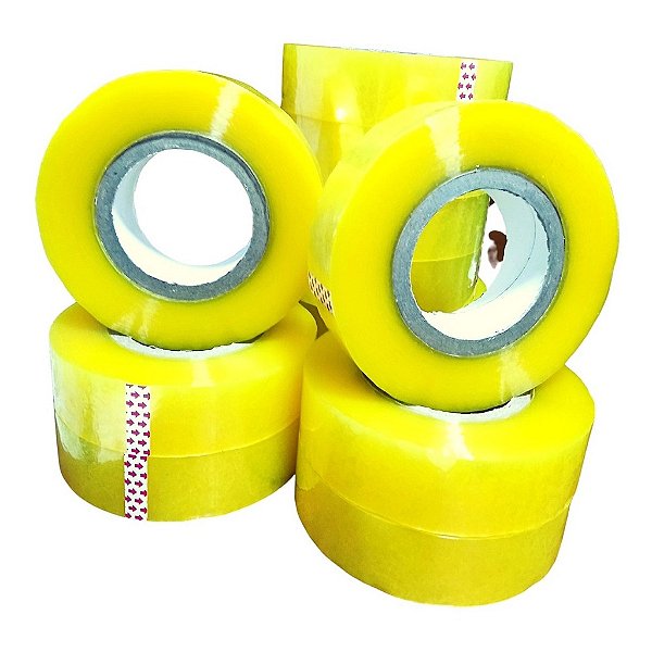 Kit 54 Fita Transp. 45mmx500mts Adesivas Durex Empacotar Cx