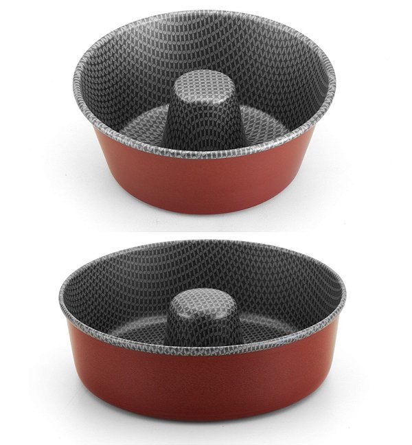 Jogo Forma para Bolo e Pudim Antiaderente Enjoy 18 e 22cm - Alegrete