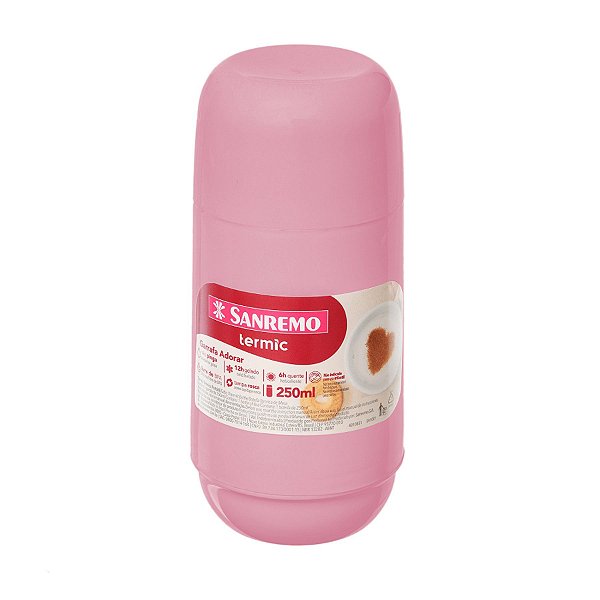 Garrafa Térmica Rosê Premium Adorar 250ml - Sanremo
