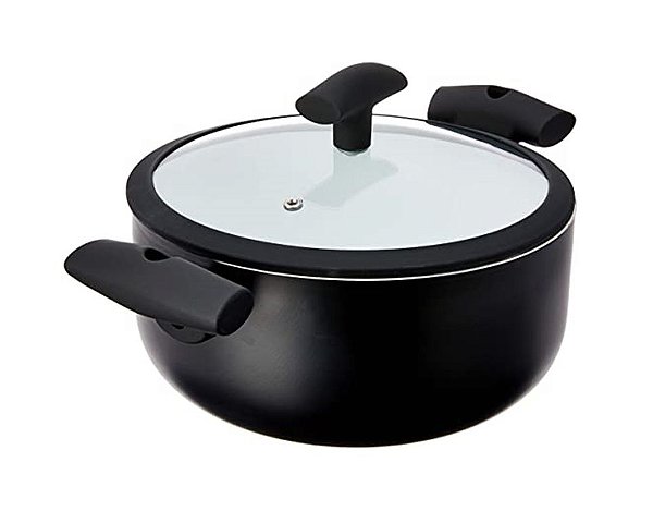 Panela Caçarola Alumínio Revestimento Cerâmica  Soft Touch 18cm - Hercules