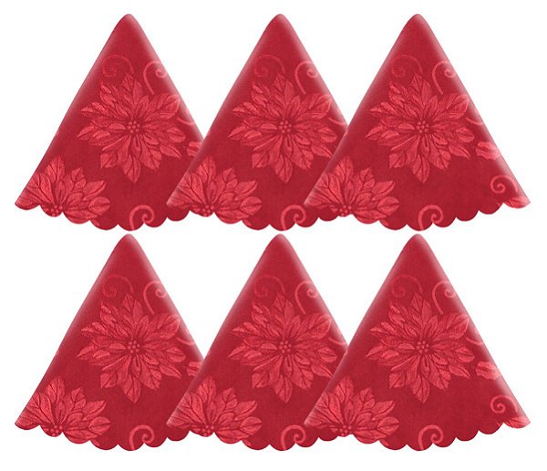 Jogo Guardanapo  Bico de Papagaio Adamasc 6 Un