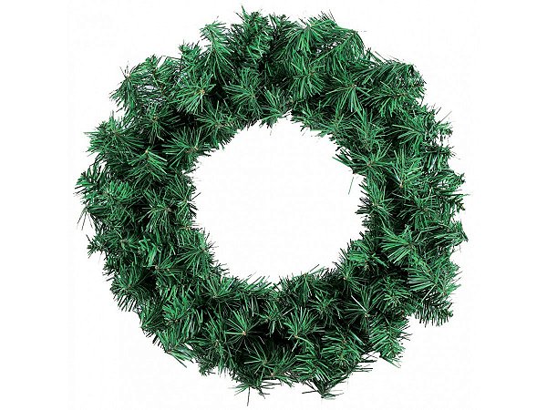 Guirlanda Festão Aramado Verde Largo Gigante 80cm 250 Galhos