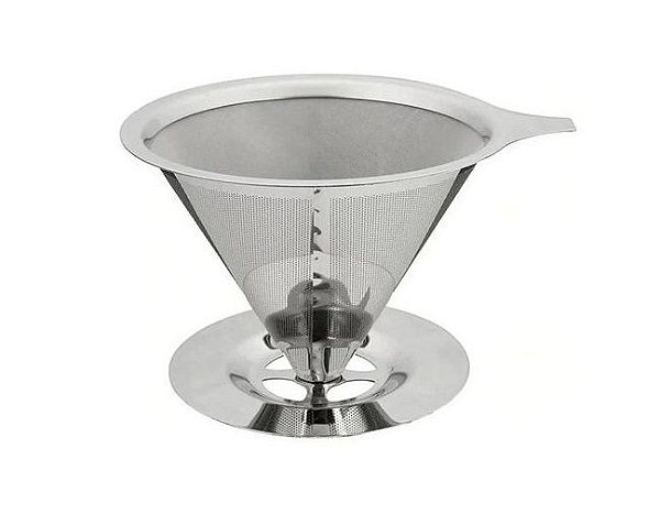 Filtro Para Café Reutilizável Aço Inox Permanente 8cm - Mimo Style