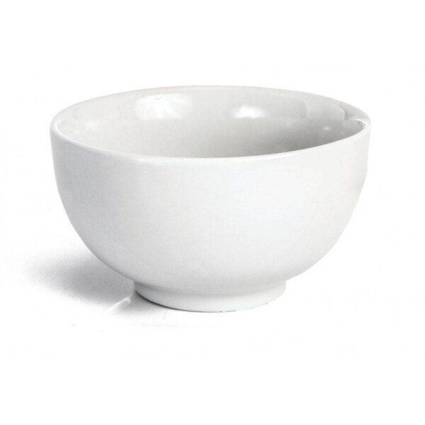 Jogo Tigela Cumbuca Porcelana Branca 440Ml 12Pç - Capri