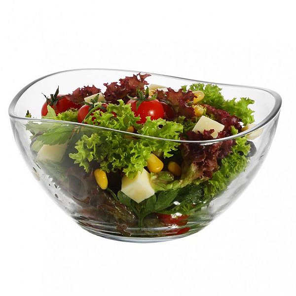 Saladeira Premium Design Vidro Vira 1880ml Lav - Vitrizi
