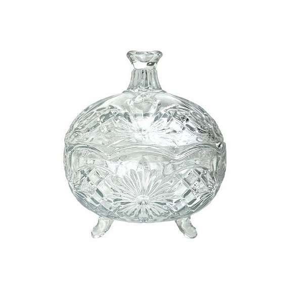 Bomboniere Rozana Vidro Home 390ml Luxo - Fratelli