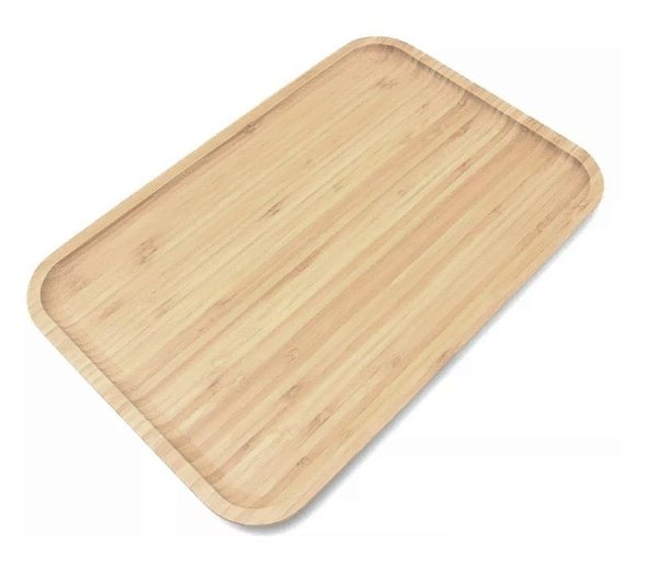 Bandeja Retangular Bambu Eco Prime Grande 30cm x 45cm - Tuut