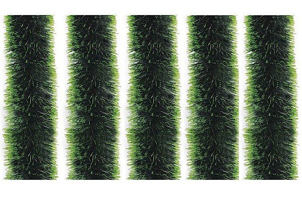 Kit Festão PVC Verde Duo 9cmx2m 5 Peças Total 10 Metros