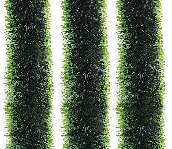 Kit Festão PVC Verde Duo 9cmx2m 3 Peças Total 6 Metros