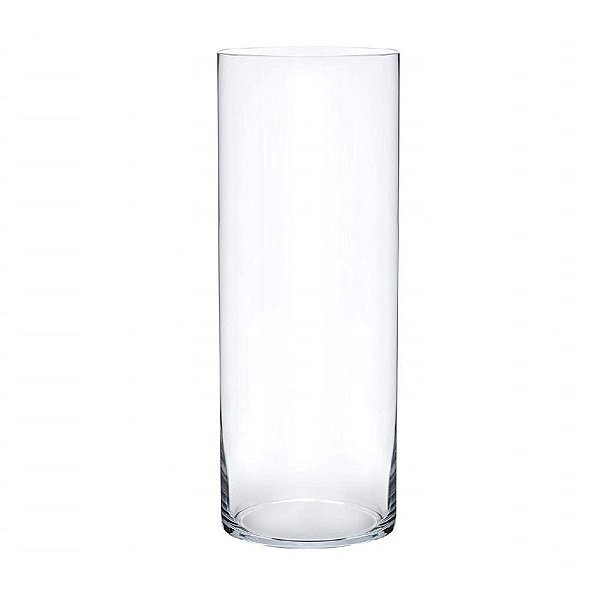 Vaso Tubo Cilindro Vidro Decorativo 40cmx14cm 3,8 Litros - Mistral