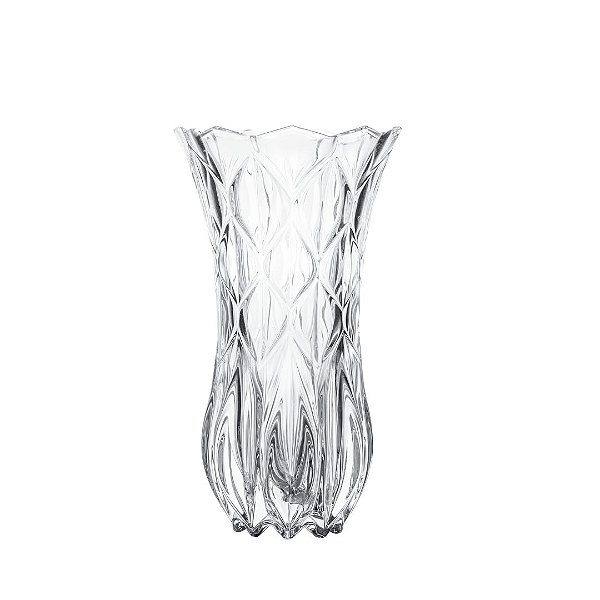 Vaso Vidro Transparente Barcelos Luxo 23cm - Mek