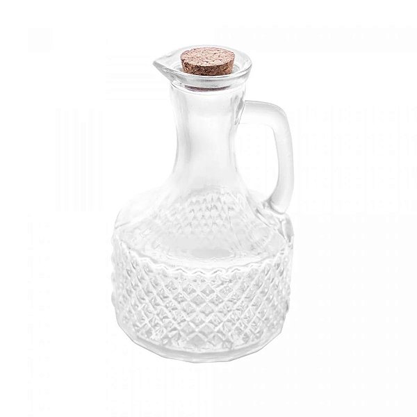 Garrafa para Azeite Galheteiro Vidro com Tampa de Rolha 370ml - Lyor