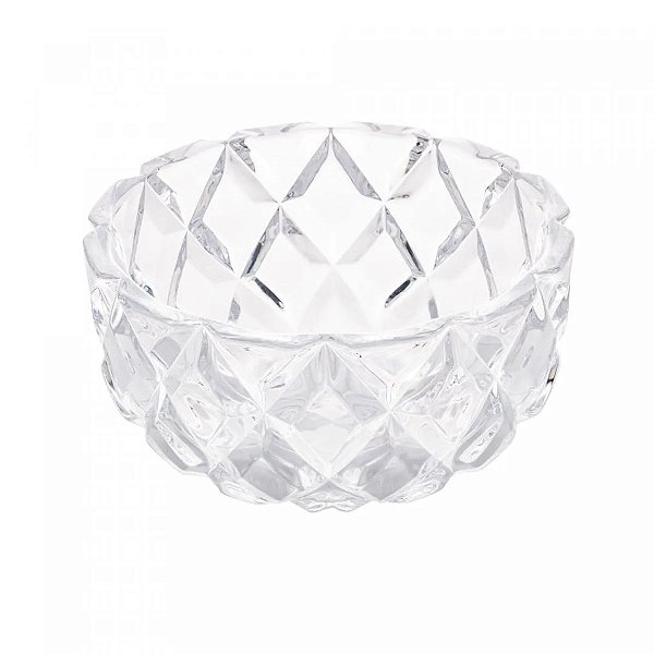 Centro de Mesa de Cristal Deli Diamond 18cm x 10cm- Lyor