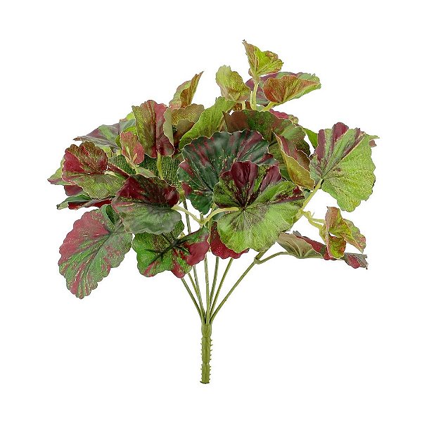 Buquê Folhagem De Uva Bicolor 7 Galhos 30cm - Magizi