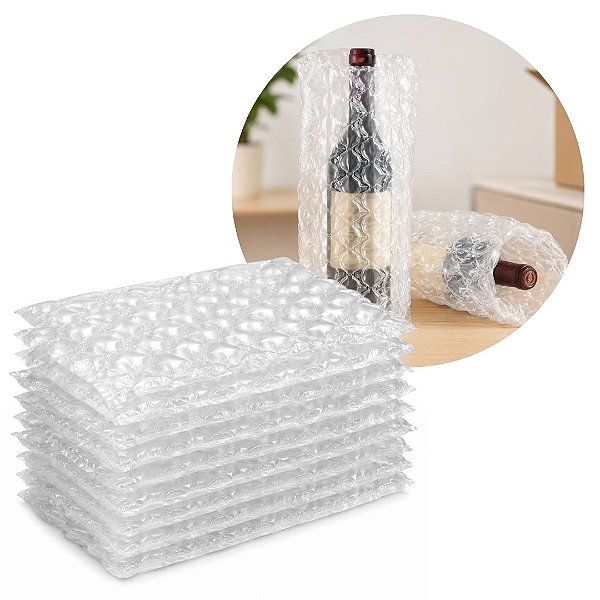 Plástico Bolha Almofada De Ar Cheio Colmeia 32cmx24cm 40 Unidades Pronto para Uso