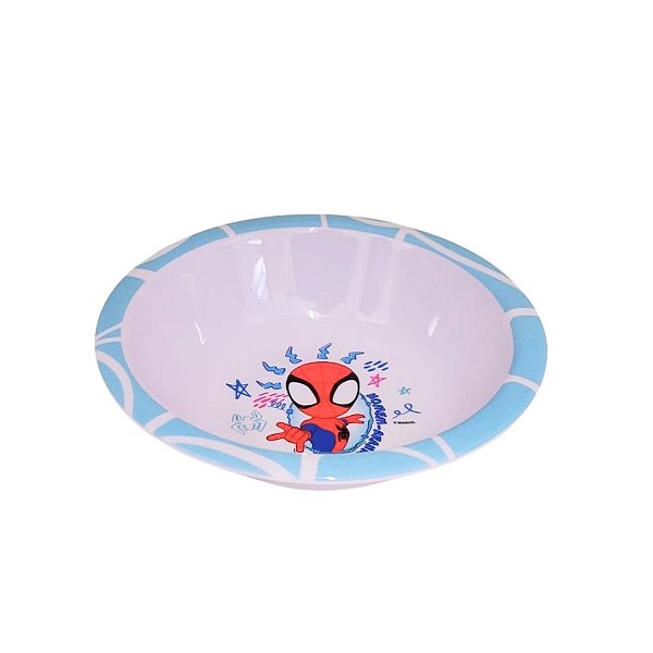 Tigela Infantil Bowl Homem-Aranha Melamina Licenciado 16cm - Tuut