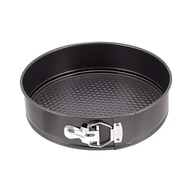 Forma Redonda Para Bolo Fundo Removível  Antiaderente Premium 26cm - Quality House