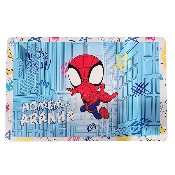 Jogo Americano Infantil Homem-Aranha Marvel 43x28cm Licenciado