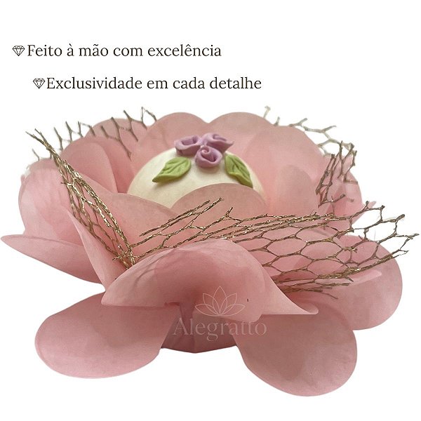 Forminha Imperial - Papel com tela - Rosê SS24