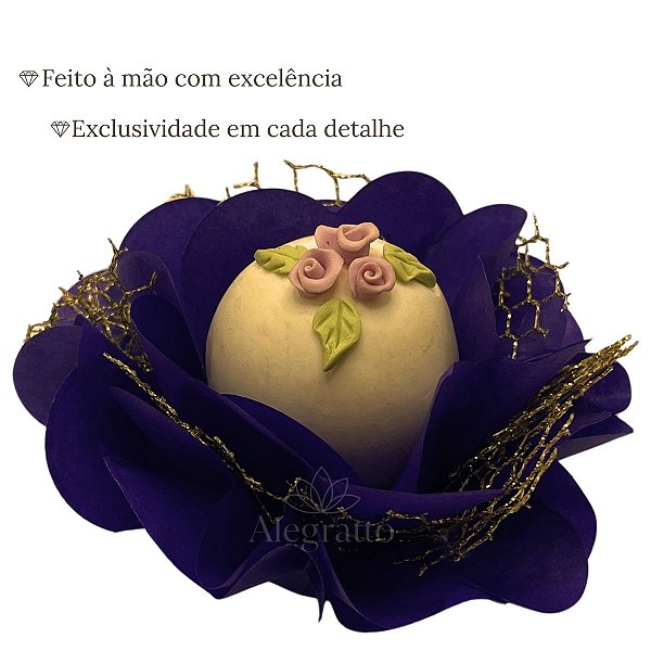 Forminha Imperial - Papel com tela - Roxo AC5562