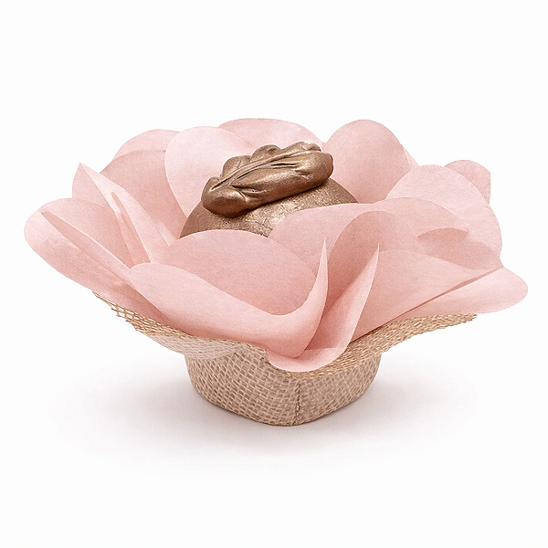 Forminha Lunita Papel com tela - Rosê